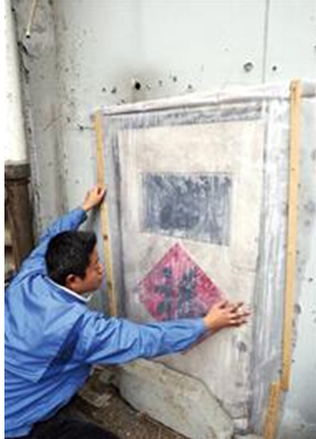 市内3区自来水管道做保湿 4万处室外水表穿棉衣