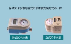 平式IC卡水表与立式IC卡水表有何区别?