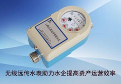无线远传水表助水企提高资产运营效率